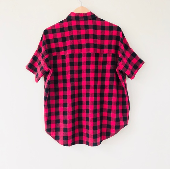 NWT Madewell Flannel Courier Shirt Buffalo Check - Picture 5 of 11